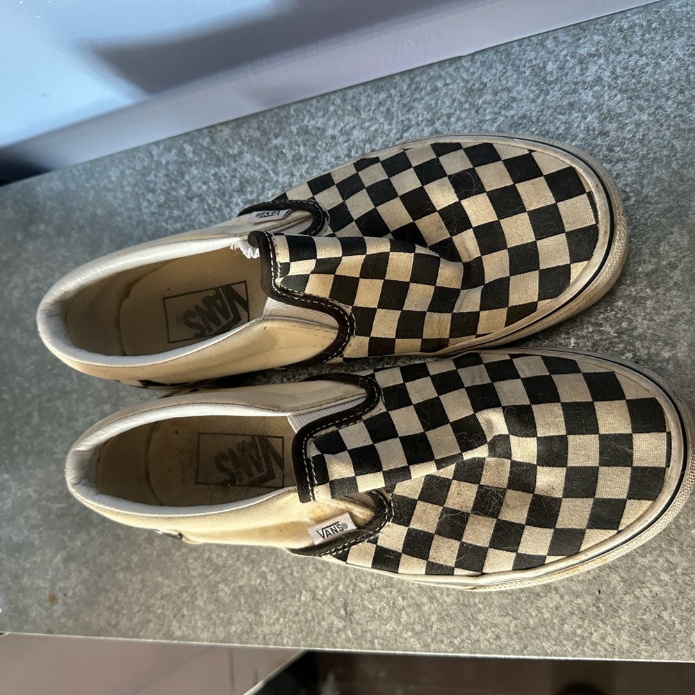Vans Checkerboard Slip-On Sneakers